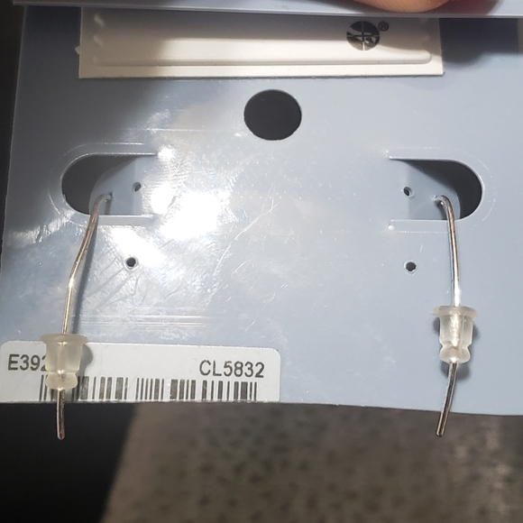 BelkSilverworks Silver Plated O Drop Earrings NWT - Picture 5 of 7